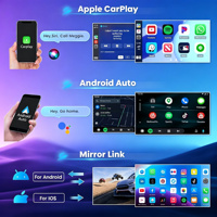Autoradio Android 13 avec GPS intégré, CarPlay, caméra de recul, USB, support tableau de bord, garantie 1 an pour Cerato K3 Forte 2013-2018