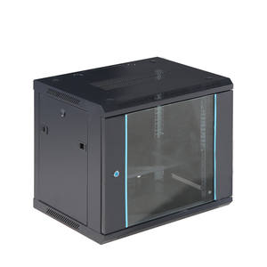 Armoire réseau 9U CCTV <span class=keywords><strong>NVR</strong></span> DVR, télécommunications, acier laminé à froid, 19 pouces, standard SPCC, stock de données, rack de serveur mural - Product Image 5