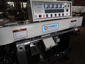 Machine à chanfreiner le verre Eworld à 4 moteurs et engrenages, 0,7-7 m/min, épaisseur 3-25 mm, 9850 W, 380 V/220 V, utilisation facile, angle d'arrivée 45° - Product Image 6