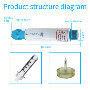 <span class=keywords><strong>Stylo</strong></span> électrique automatique pour <span class=keywords><strong>injection</strong></span> d'<span class=keywords><strong>acide</strong></span> <span class=keywords><strong>hyaluronique</strong></span>, dissolvant de graisse, pour le visage et les mains - Product Image 3