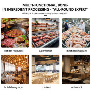 Nueva Sierra para Huesos Comercial Xibao - Uso en Carnicerías, Corta Huesos de Res y Cordero Congelados con Alto Rendimiento, 110/220/240V, 2 Años de Garantía, 1 Tonelada - Product Image 6