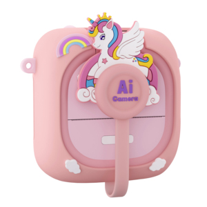 Fotocamera per Bambini con Schermo HD da 2,4 Pollici, Funzioni AI, Stampa, Supporto MP3, WiFi, Giochi e Funzioni AI Multifunzionali - Product Image 1