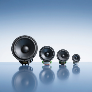 Subwoofer Activo de Diseño Ovalado Compacto, Ahorra Espacio con Bajos Potentes - Product Image 2