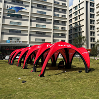 TPU imperméable annoncent l'auvent gonflable de forme de X 10ft annonçant le chapiteau gonflable de tentes de dôme de la publicité pour l'exposition extérieure d'événements