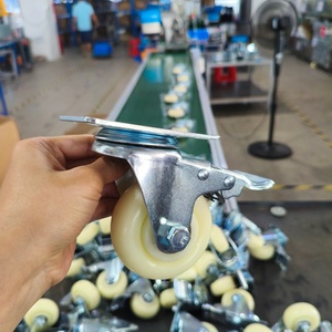 CMCL Nhiệm Vụ Trung Bình 3 Inch Xoay Bánh Xe Bánh Xe Với Phanh Nylon Castor Công Nghiệp Bánh Xe <span class=keywords><strong>Caster</strong></span> Ruedas Rodajas - Product Image 2