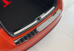 Protector de parachoques interior de <span class=keywords><strong>maletero</strong></span>, cubierta de placa de umbral para <span class=keywords><strong>Skoda</strong></span> <span class=keywords><strong>Octavia</strong></span> <span class=keywords><strong>2021</strong></span> 2022, accesorios de coche - Product Image 3