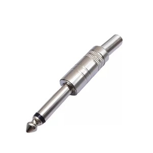 ปลั๊กไมโครโฟนโมโน 6.5 มม. ขั้วต่อเสียงสเตอริโอโลหะ 6.35 มม. ขั้วต่อโทรศัพท์ 2 พิน สำหรับใช้กับเสียงและวิดีโอ - Product Image 4