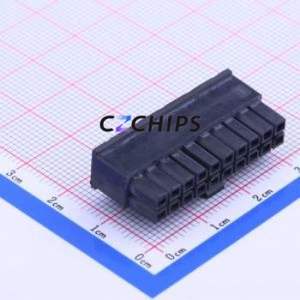 HX30002-20P Housing (Wire-to-Board / Wire-to-Wire) P=3mm Connector ( Jack Structure: 2x10P )( Pitch: 3mm )( Row Spacing: 3mm ) - Product Image 2