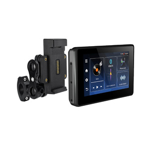Support de fixation arrière pour système de navigation Android pour moto, amovible rapidement, compatible CarPlay et Android Auto - Product Image 2