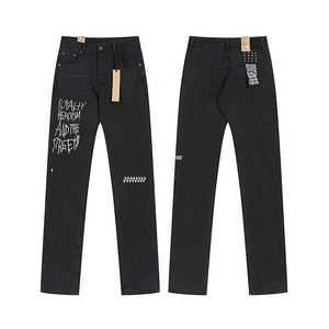 Nouveau pantalon en jean slim déchiré et brodé tendance printemps-été Ksubi pour <span class=keywords><strong>homme</strong></span>, version haute qualité - Product Image 6