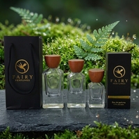 Flacon de parfum vide en verre de haute qualité, col serti polygonal, rose ou couleur personnalisée, OEM 30ml 50ml 100ml