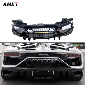 Haute qualité livraison rapide prix de vente entier pare-chocs arrière en Fiber de carbone sec SVJ pour <span class=keywords><strong>Lamborghini</strong></span> <span class=keywords><strong>Aventador</strong></span> LP700 LP720 - Product Image 1