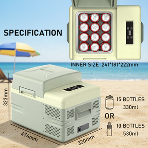 Nevera Portátil con Certificación RoHS, Mini Refrigerador con Compresor de Una Sola Zona, Nevera para Camping de 12V 60W, Nevera para Auto/Portátil - Product Image 2
