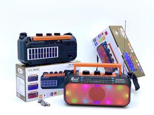 Solar Charging Portable Radio Speaker AM FM SW 3 Band Colorful RGB <b>LED</b> <b>Light</b> TF USB AUX Outdoor Wireless Subwoofer - Product Image 2