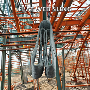 <span class=keywords><strong>Grey</strong></span> Polyester phẳng vải <span class=keywords><strong>Sling</strong></span> 1-5 tấn Nâng Công suất 1 năm bảo hành zhongshen thương hiệu - Product Image 6