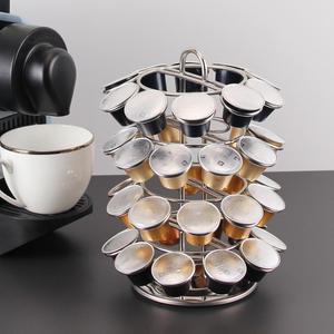 Rotatif <span class=keywords><strong>nespresso</strong></span> porte-capsule de café argent plaque chromée - Product Image 3