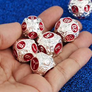 Nhà Máy Sản Phẩm Mới Nhà Máy Bán Buôn Biểu Tượng Tùy Chỉnh D & D <span class=keywords><strong>RPG</strong></span> Dice Kim Loại Dice Set 7Pcs Dungeons Và Dragons Dnd Kim Loại Dice - Product Image 6