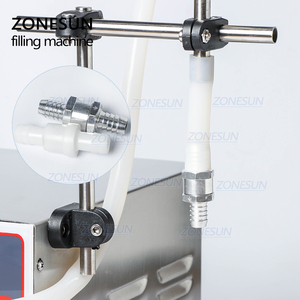 เครื่องบรรจุกึ่งอัตโนมัติ ZONESUN GZ-GFK17A สำหรับบรรจุน้ำยาซักผ้า น้ำมันปรุงอาหาร น้ำ น้ำผลไม้ นม และของเหลวอื่นๆ ลงในขวด - Product Image 2