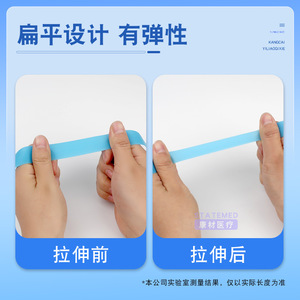 Torniquete desechable Jiangsu de goma azul para uso médico, para extracción de sangre y aplicaciones de emergencia, certificado CE - Product Image 5