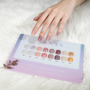 KLANA Luxury Translucent Gittler UV <b>Gel</b> Polish <b>Set</b> 15ml Ethereal <b>Nails</b> From Sheer Opals to Warm Golds Color OEM - Product Image 2