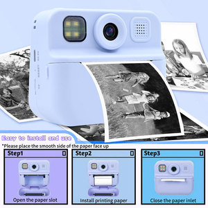 Cámara Digital para Niños con Impresión Instantánea, Cámara Dual para Selfies HD 1080P, Papel Térmico sin Tinta, Juguete Creativo de Pintura DIY para Niños - Product Image 4