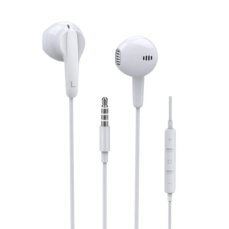 Wired Earbuds 1.2M Earphones 3.5mm with Mic In-ear Stereo headphone for iphone and Android