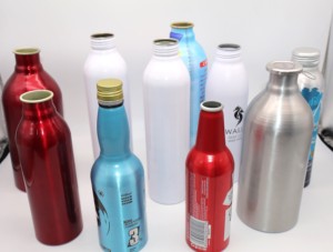 Premium 99.7% Pure Aluminum <b>Beer</b> Bottles Lightweight Reusable Recyclable Roll-On Pilfer Proof ROPP <b>Caps</b> Custom Logo Printing - Product Image 5