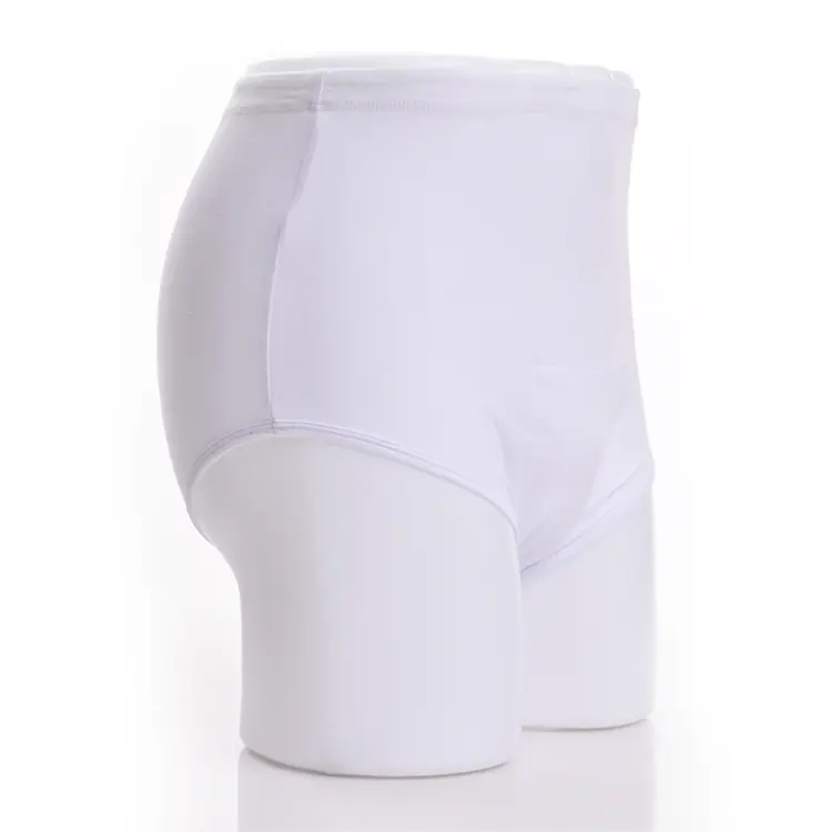 Adult Men Absorption Urinary Underwear With Waterproof Diaper Pad Incontinence Panties