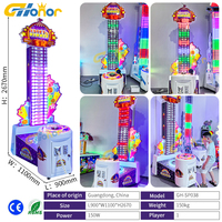 Machine de jeu de divertissement, machine à pièces, machine de loterie, le roi du marteau, jeu d'arcade de marteau puissant