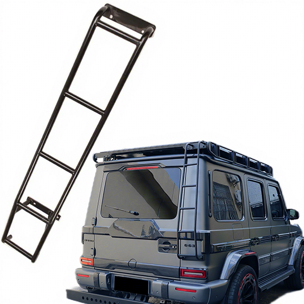 Accesorios de escaleras de escalera trasera de escalada de Metal para coche RC aptos para G500 Accesorios de escaleras de escalera trasera de escalada de Metal para coche RC aptos para G500