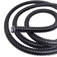 Gaine de protection pour câbles en acier revêtu de PVC GI 38 mm 1-1/2'' 80 mm flexible résistant aux flammes pour utilisation en extérieur