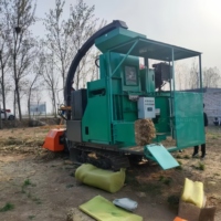 Mini moissonneuse-batteuse de maïs fourrage vert ensileuse vert fourrage maïs sucré ensilage moissonneuse-batteuse