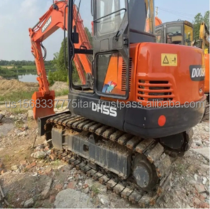 รถขุดดิน Doosan รุ่น DH55 ของแท้จากเกาหลี น้ำหนัก 5.5 ตัน รถขุดตีนตะขาบสำหรับงานก่อสร้าง ราคาโรงงาน ชั่วโมงการใช้งานต่ำ สินค้ามือสอง - Product Image 2