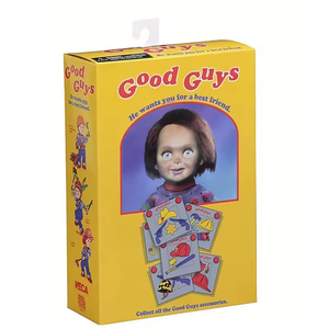 NECA Good Guys Ultimate Action Figure Chucky Ghost Baby Return Soul Doll Modello con Funzione Viso Intercambiabile in PVC Giocattoli - Product Image 6