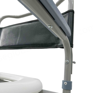 เก้าอี้นั่งถ่ายเหล็ก CA603S สำหรับการดูแลทางการแพทย์ พับได้ รับน้ำหนักได้ 120 กก. จากโรงงานโดยตรง มั่นคง ปลอดภัย อุปกรณ์ความปลอดภัยในห้องน้ำสำหรับผู้พิการ - Product Image 6