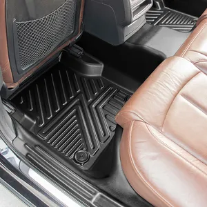 TPO water-proof car mats floor 5D foot mats auto floor mat for ford ranger 2012-2019