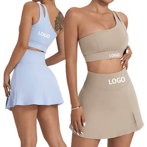 Factory Custom Minigolf Tennis rock mit Shorts 2-teiliges Set Custom Sports Fitness Gym Wear für Frauen - Product Image 1