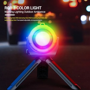 Mini lampe torche LED COB super lumineuse, lampe de poche EDC, lampe de poche d'urgence pour le camping en plein air, avec aimant de queue, crochet, lampe RGB - Product Image 3