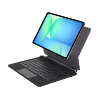 Keyboard Mekanik Nirkabel RGB Backlit Magic Baru dengan Switch Scissor, Kemiringan Dapat Disesuaikan untuk Tab S10 FE Plus 13.1"
