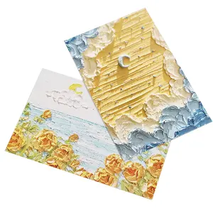 定制印刷喜结卡与您的名字设计印刷立体声邮政卡花卉玫瑰金箔感谢卡礼品