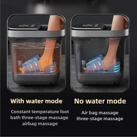 Masseur de bain de spa électrique pour les pieds-Bassin de trempage des pieds relaxant avec massage à coussin d'air-Bain de pieds électrique à chauffage à température constante