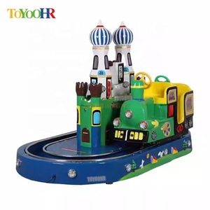 Máquina de columpio eléctrica para niños que funciona con monedas, <span class=keywords><strong>tren</strong></span> de pista, <span class=keywords><strong>tren</strong></span> interurbano, máquina de juego de ferrocarril de atracciones - Product Image 1
