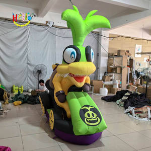 Tartaruga gonfiabile adorabile simpatico modello animale del fumetto gonfiabile in moto - Product Image 4