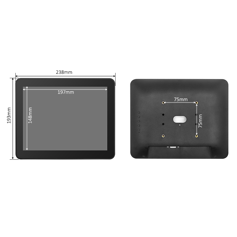 Wholesale Price 9.7'' 12.1'' 15'' 15.6'' 17'' 17.3'' 19.5'' 21.5'' 23.8'' Inch Screen Ip65 Industrial Display Lcd Monitor