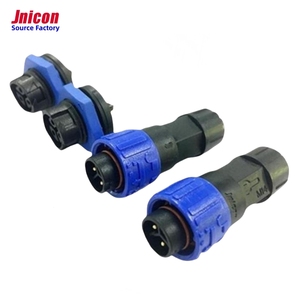 Jnicon M19 20A Công Nghiệp Cắm IP67 <span class=keywords><strong>Power</strong></span> Bảng Điều Chỉnh Núi Nhựa 2 Pin Nam Nữ Ổ Cắm LED Nhà Máy Ánh Sáng Không Thấm Nước Dây Kết Nối - Product Image 5