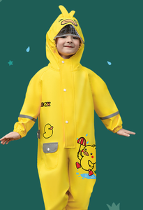 <span class=keywords><strong>Traje</strong></span> <span class=keywords><strong>Impermeable</strong></span> para Niños, Protección Completa, Ribete Reflectante y Bolsa de Almacenamiento Gratis para Diversión al Aire Libre bajo la Lluvia - Product Image 6