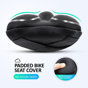 MLD Gel suave cubierta de sillín de bicicleta antideslizante y antivibración cojín de asiento de ciclismo función de masaje de bicicleta de carretera - Product Image 2