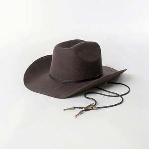 Sombreros Vaqueros Occidentales de Ala Ancha, Casuales, de Lujo, Unisex, para las Cuatro Estaciones, Sombrero Fedora, Venta al Por Mayor - Product Image 5