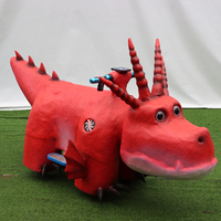 Manèges électriques dinosaures de dessin animé de haute qualité pour enfants, voitures jouets dinosaures à vendre, parfaites pour les centres commerciaux et la location commerciale