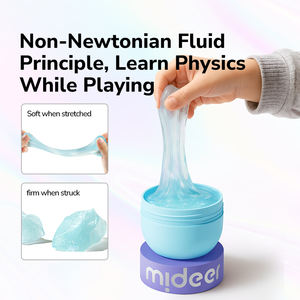 Mideer Pearly <span class=keywords><strong>Putty</strong></span>, Giocattolo Sensoriale Sicuro per Bambini 3+, Slime Non-Newtoniano, Giocattoli Premium - Product Image 3